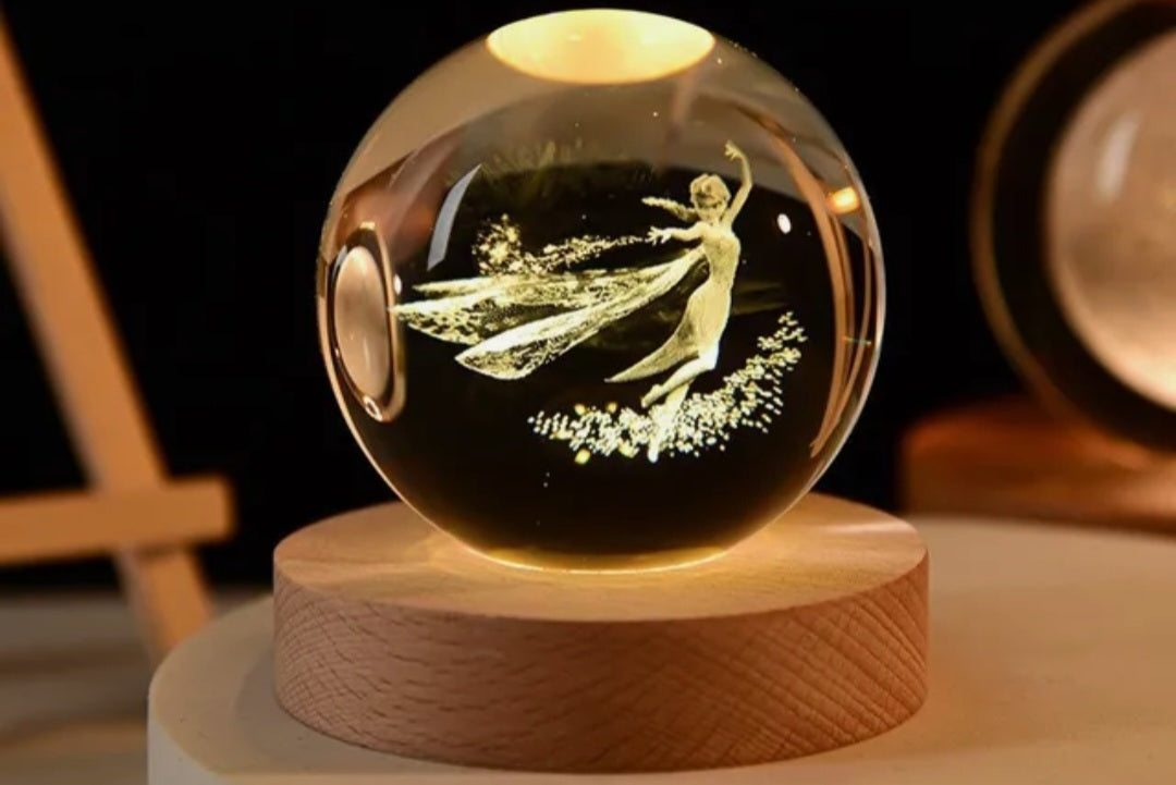 crystal galaxy night light